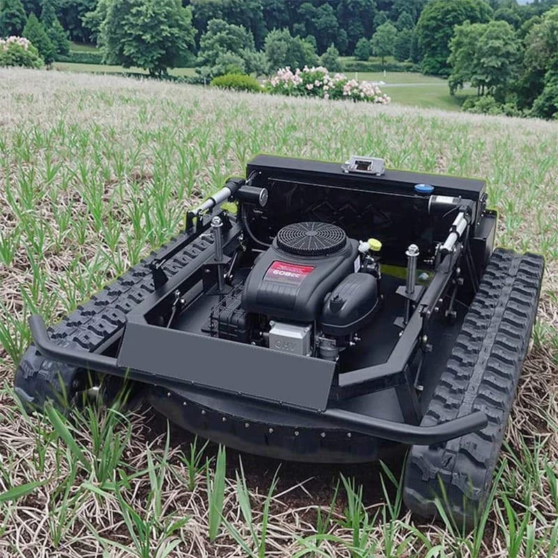 High-performance electric self-propelled garden tractor covered remote control lawn mower