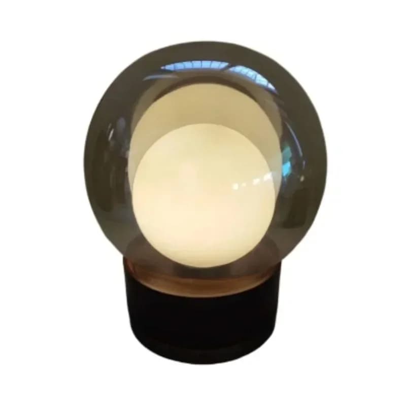 Art desk lamp light luxury glass ball