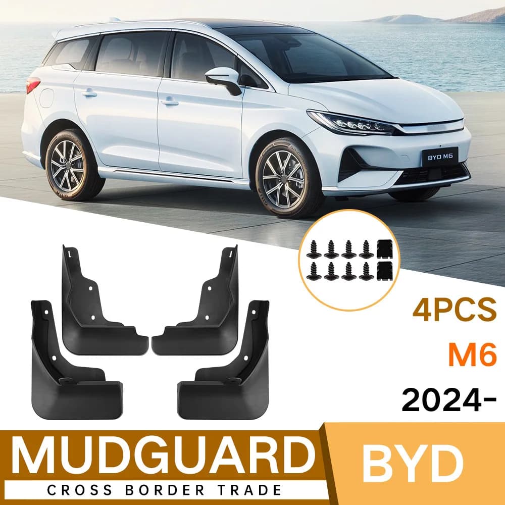 For BYD Byd M6 2024 fender tile auto accessories car accessories 4runner accessories fender flares mud flaps