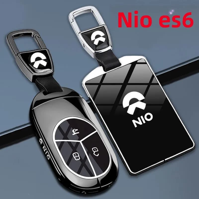 Suitable for 24 new NIO ES6 keycases, NIO ES6 car specific remote control protection bag, high-end shell buckle for men