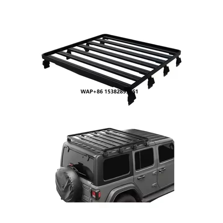 Roof Rack For Wrangler JL Aluminum Roof Platform Body Kit Off-Road South African Frontrunner Luggage Frame Exterior Parts
