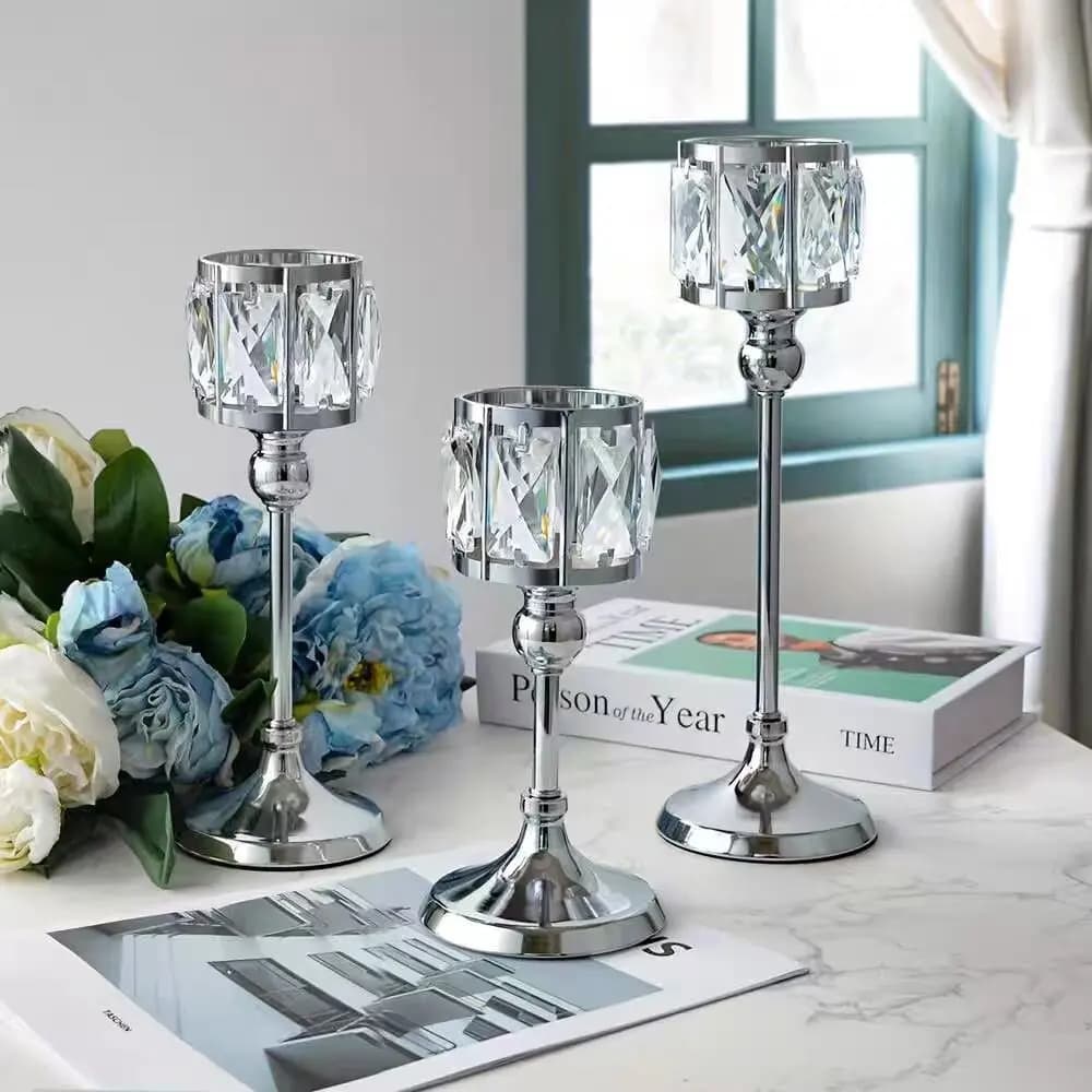 Candle Holder Candle Cup Home Decoration Wedding European Iron Candle Holder Metal Ornament Crafts