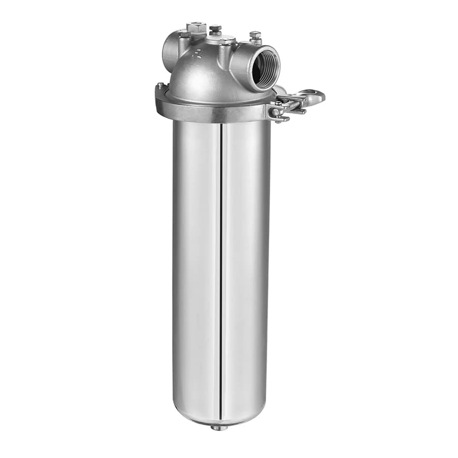 5 "10" 20 "Industrial 304 /316 Stainless Steel Housing High Pressure Prefilter Liquid Handling System Water Filter