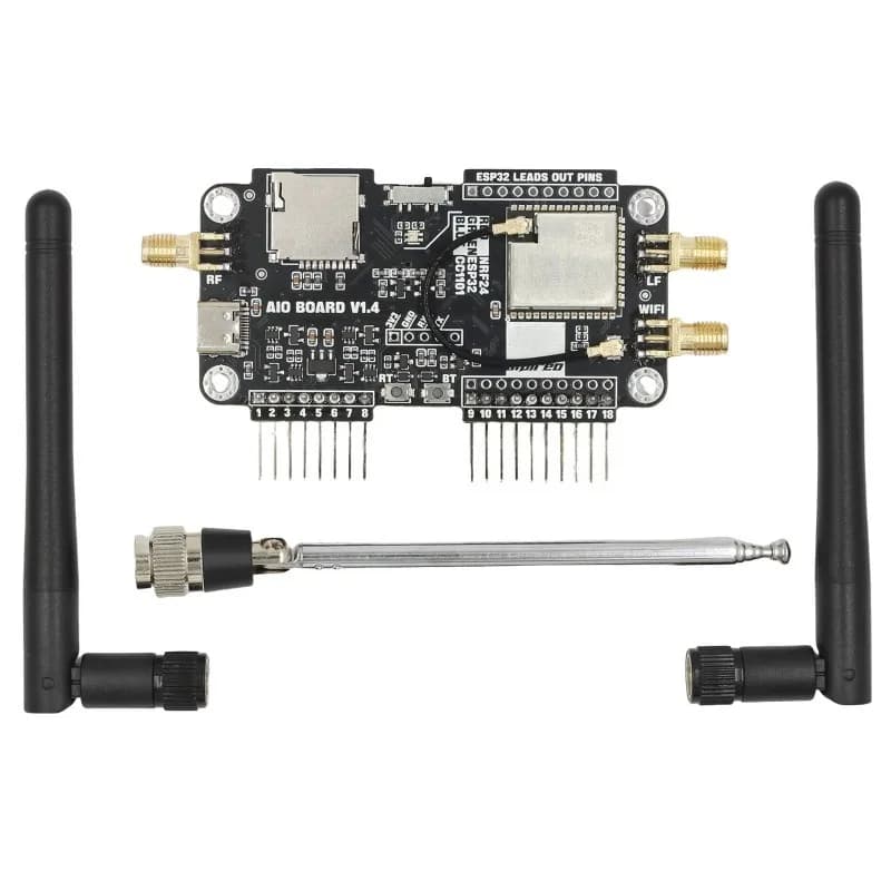 3-In-1 ESP32 WiFi Wireless Module With NRF24 Integrated Expansion Board For Development