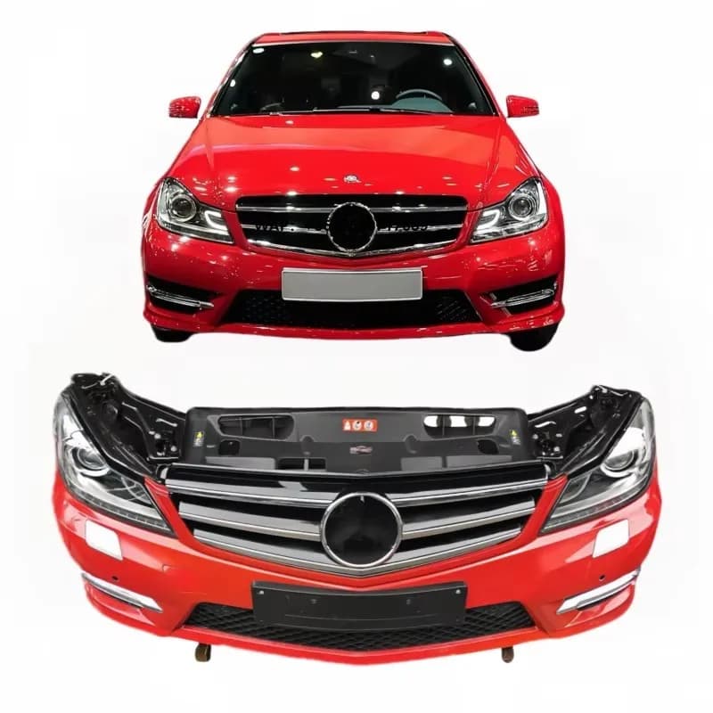 For  Benz C-Class W204 Body Kit Components Include Radiator and Car Bumper Type Bumper