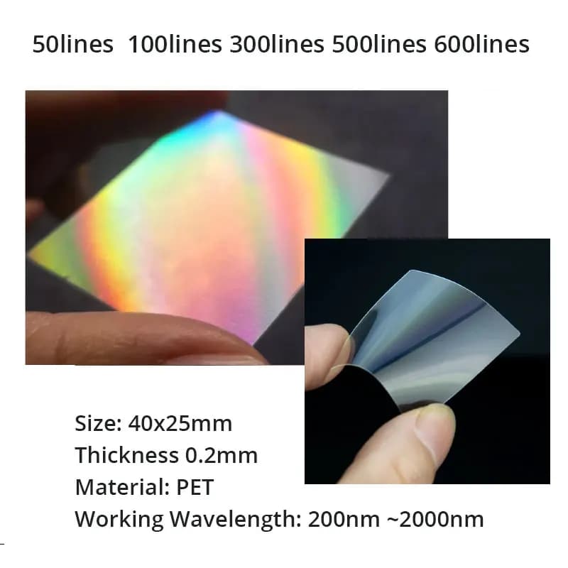 Interference Diffraction Grating Teaching Optical Physics Experiment Spectroscopy Double Slit Fraunhofer Spectrum Demonstration
