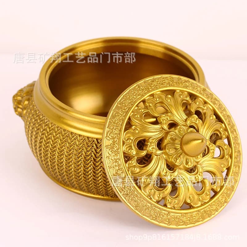 Brass for home use, large indoor mosquito , sandalwood burner, lion-ear bamboo incense burn