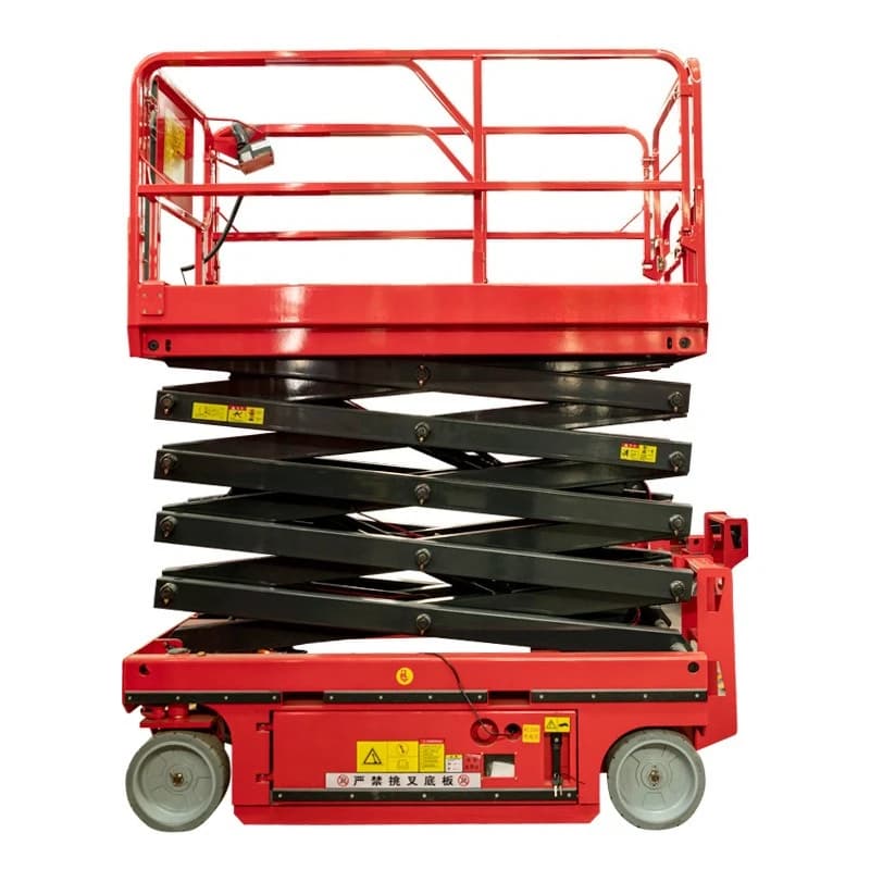 Self-propelled 12 meters electric lift platform, truck mobile hydraulic aerial work