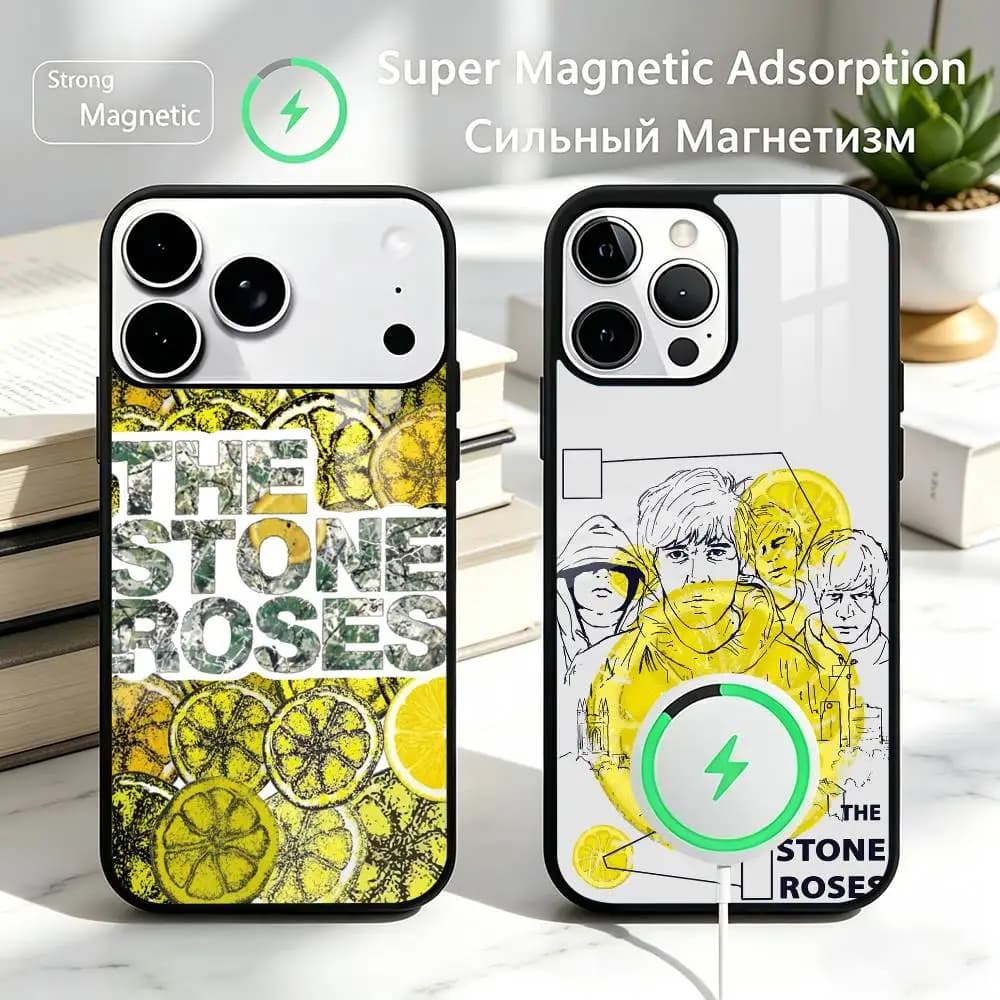 The S-Stone Z-Roses Band Singer  Phone Case For iPhone17,16,15,14,13,12,11 Plus,Pro Supports Magnetic Wireless Charging