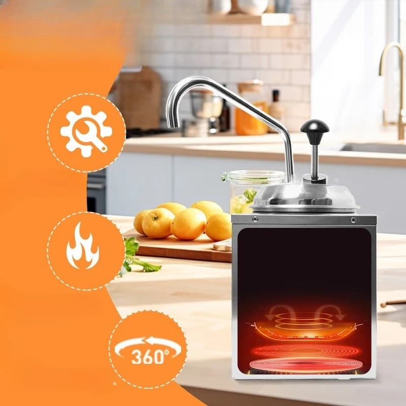 3L stainless steel sauce insulation machine fried chicken shop electric insulation sauce machine