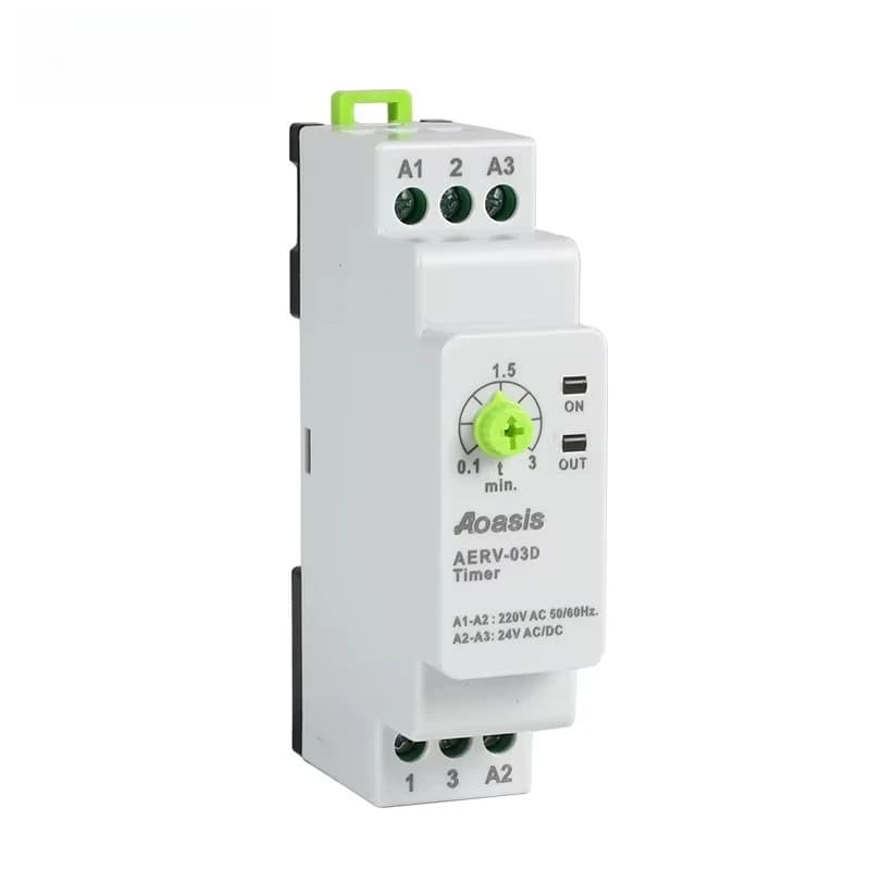 5PCS AERV-03D 150V-260V AC New Design Miniature Low Power Relay Electronic Adjustable Delay Time Relay Manufacturer