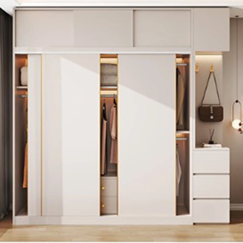 +--White Design Closet Luxury Cream Cloud Room Decor Professional Vintage Universal Wardrobe Save Space Guarda Roupa Home Design