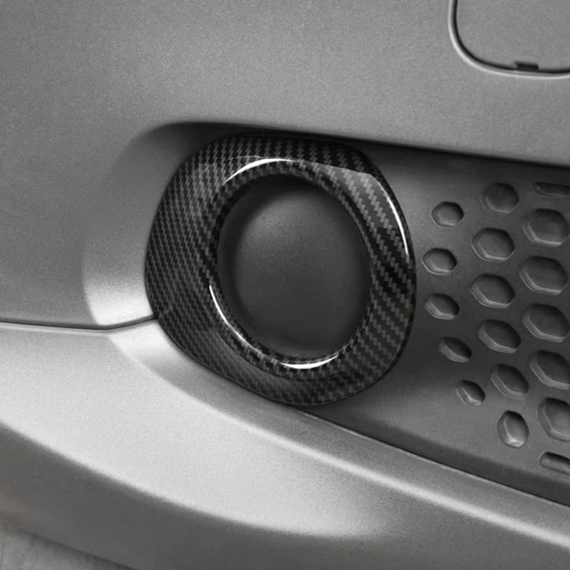 Car Fog Light Frame Cover Front Bumper Grill Car Lamp Ring Trim Decoration Body Kit Sticker For Smart 453 Fortwo Accessories