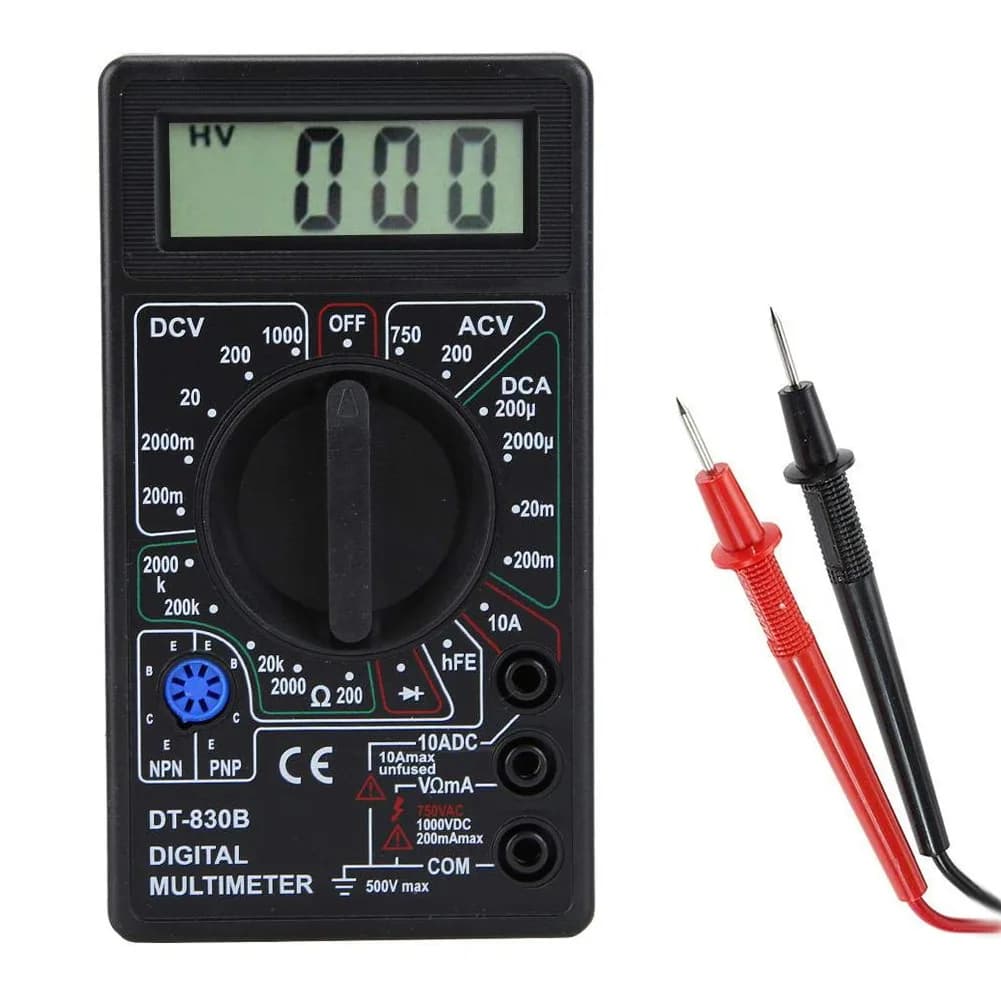 DT830B DigitalMultimeterHandheld AmmeterVoltmeter Instrument Fnirsi Dso Tc2 EsrMedidor Multi Meter МультиметрыMultímetro Digital