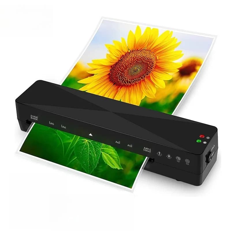 Mini photo plastic sealing machine, office laminating machine, photo gluing machine