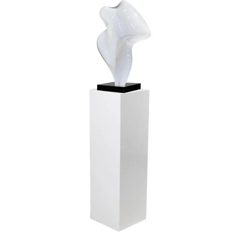LMM hotel lobby ornament transparent resin imitation Han jade sculpture sales office aisle decoration
