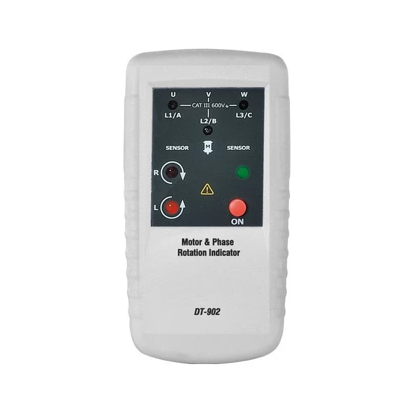 Motor and Phase Sequence Rotation Indicator Phase Sequence Tester DT-902