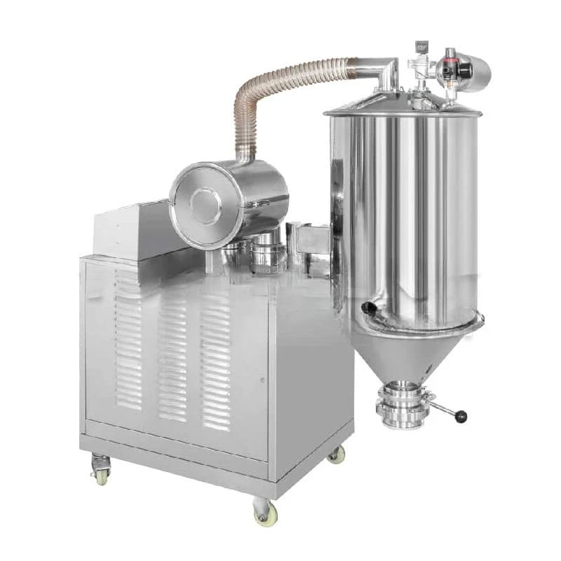 Powder particle automatic conveying equipment 5.5kw vortex fan with vacuum feeder