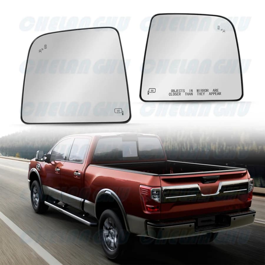 For Nissan Titan 2016 2017 2018 2019 96366-EZ10B 96366-EZ32A Heated Blind Spot Rear Mirror Glass Car accessories