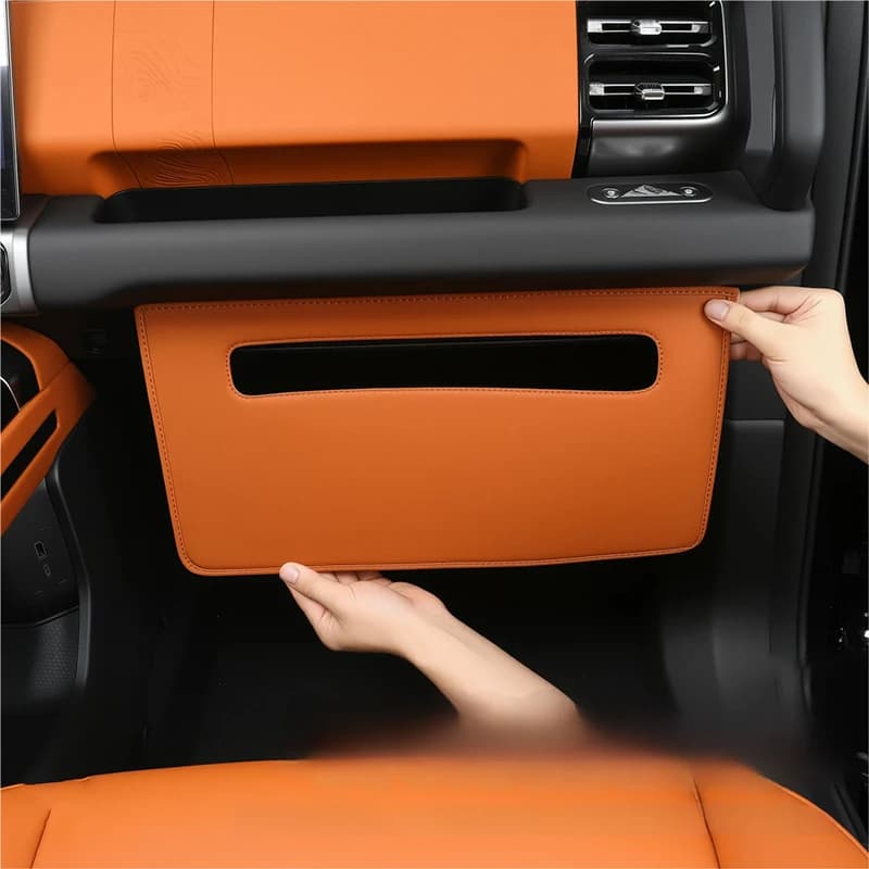 For Chery JETOUR G700 2025 Passenger Side Kick Proof Leather Mat Original Color Scratch Resistant Protective Mat Car Accessories