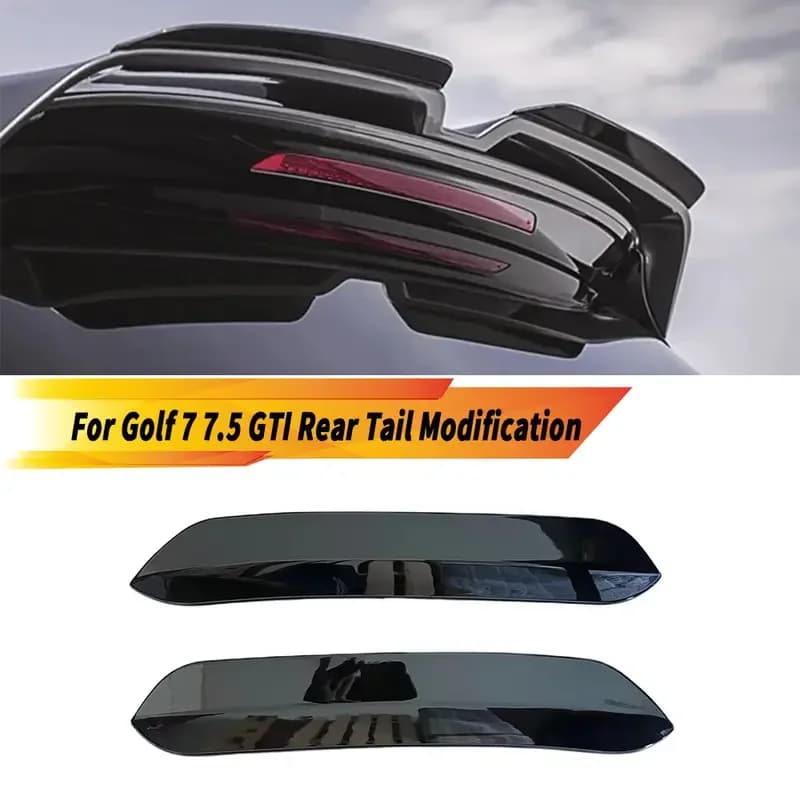 Rear Wing Modification Kit Black Gloss Roof Spoiler Suitable For Volkswagen Golf 7 MK7 7.5 GTI Sport Styling Accessories