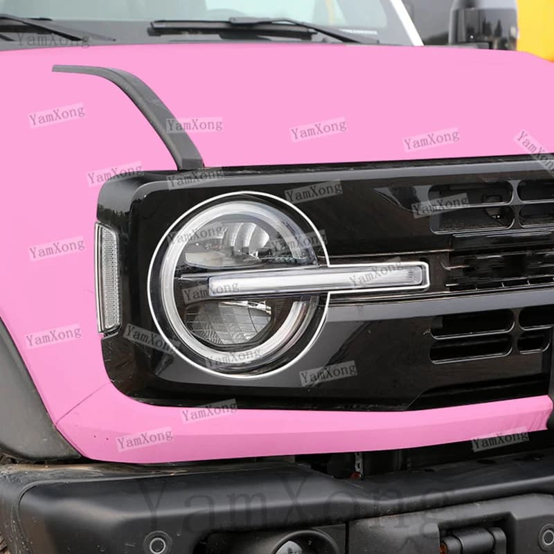 Vinyl Restoration HD Clear Headlamp Cover TPU Car Light Sticker For Ford Bronco 2021-2026 Car Headlight Protective Film