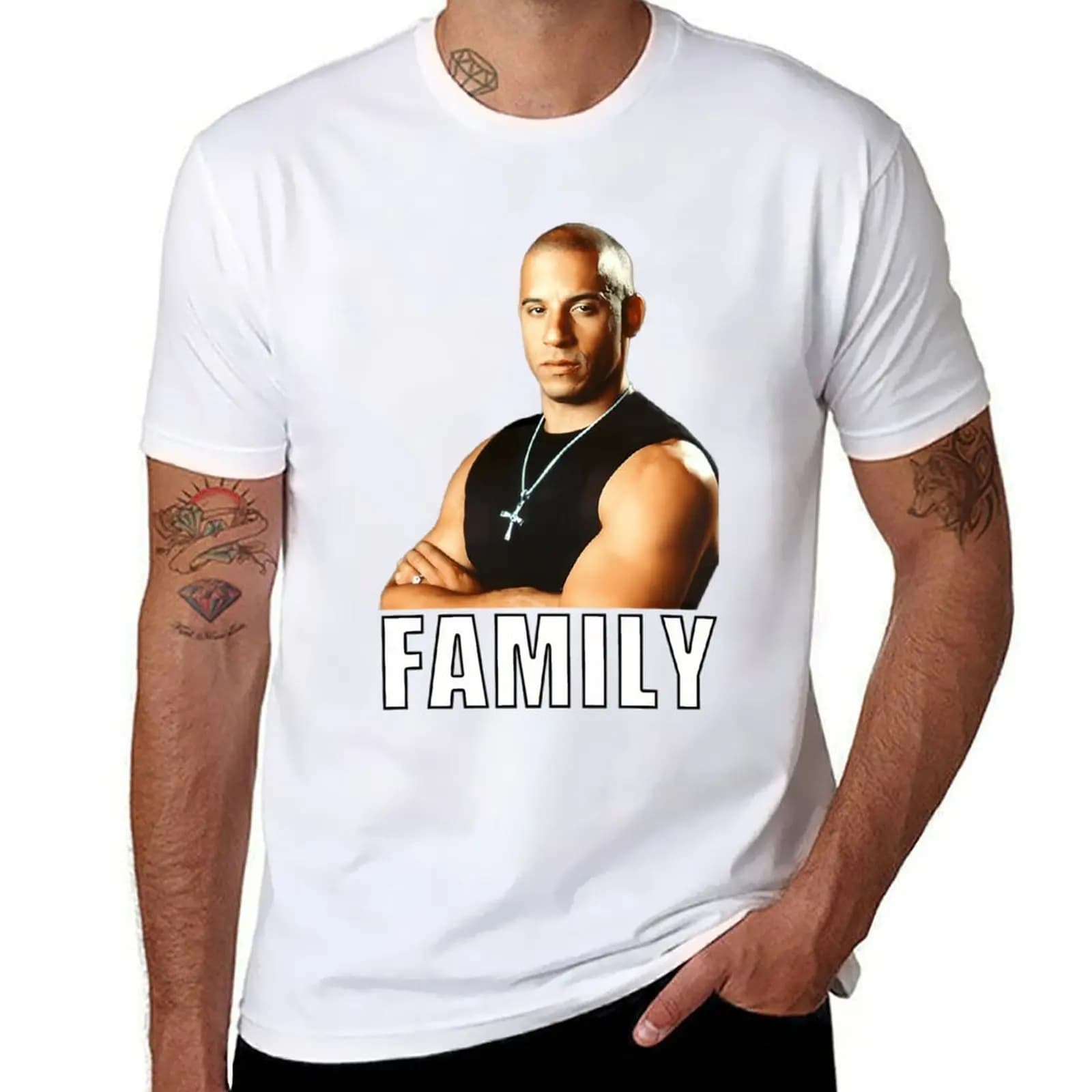 Dom Toretto Fast And Furious Family T-Shirt man t shirts for men cotton t shirt man T-Shirt