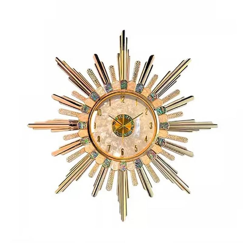 Living room upscale modern wall clock home décor