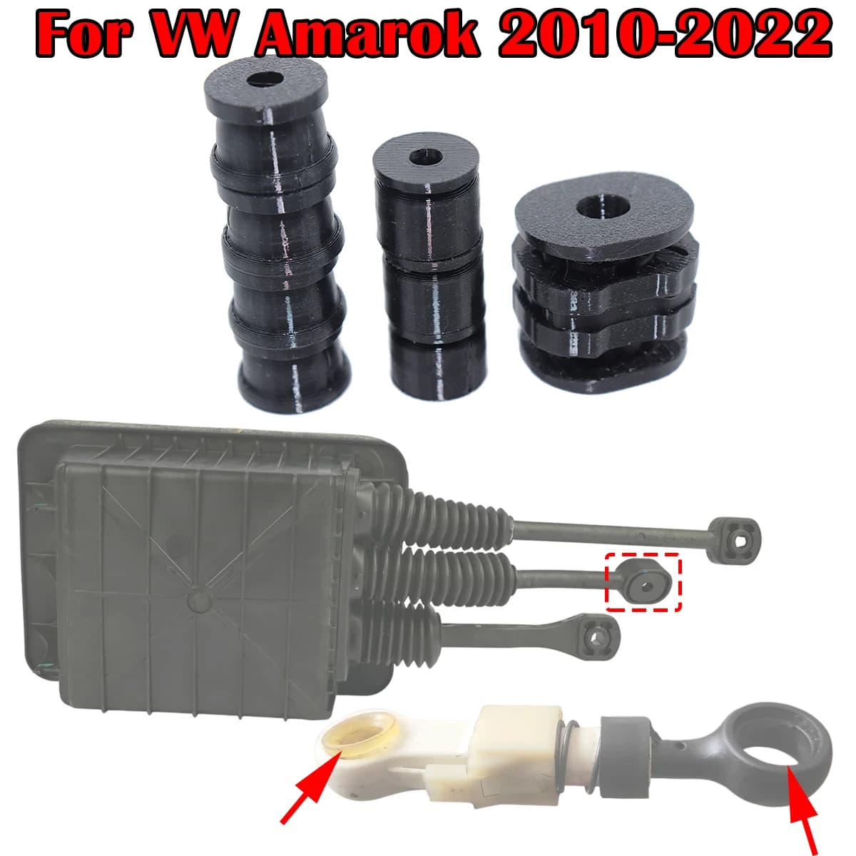 Manual Gearbox Shift Cable Linkage Control Bushing Gear Lever Selector End Rod Connect Updated Repair For VW Amarok 2010-2022