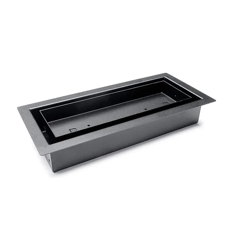 Modern Recessed Floor Register Heavy Duty Steel Vents for Office AC Heating Black Building Supplies