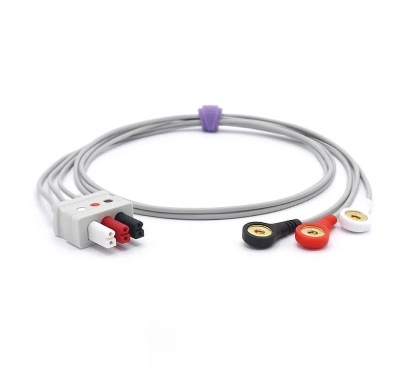 Compatible with Siemens 3-lead ECG cable\ button splitter\ American standard