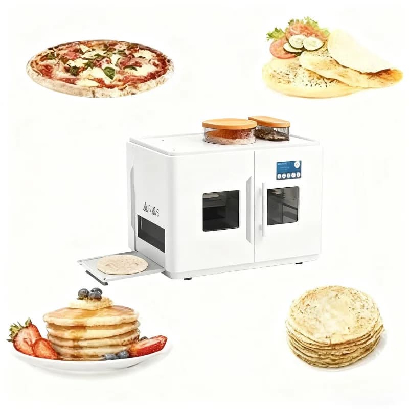 Fully Automatic Electric Home Roti (Roti Ata Chapati) Flatbread Tortilla Making Machine (Rotimatic Roti Maker)