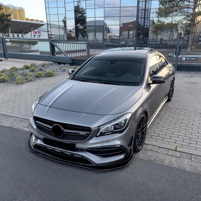 For Mercedes Benz CLA Class C117 CLA200 260 CLA45 2016 2017 2018 2019 AMG Front Shovel Front Lip Modification