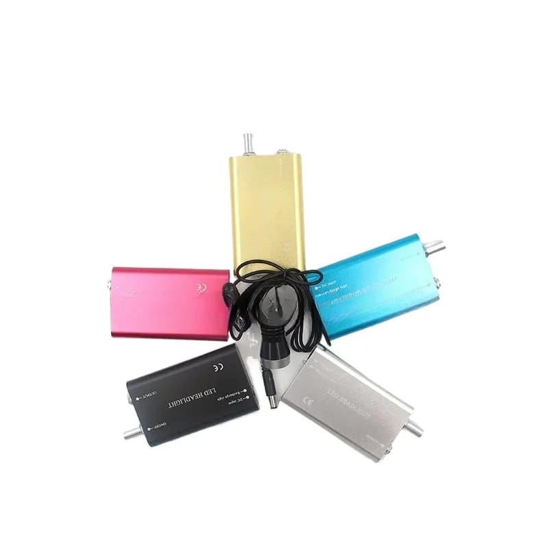 3W oral dentist with magnifying glass LED headlights, plastic surgery LED headlights adjustable brightness