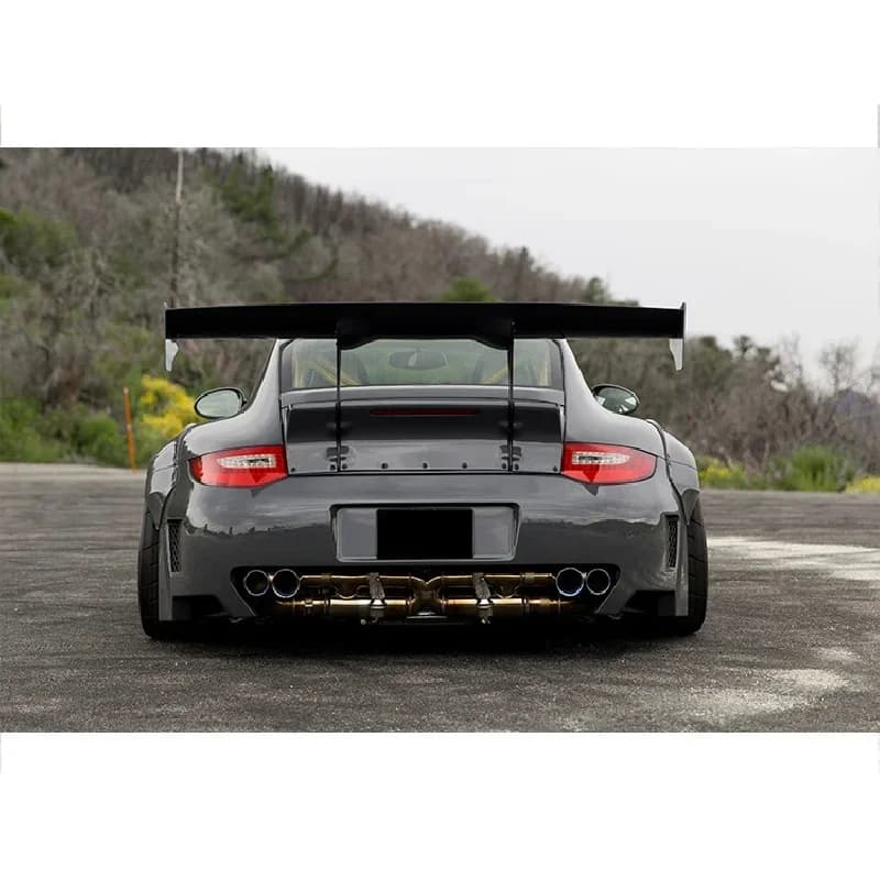 Carbonado B Style Trunk Spoiler Wing Body kit for 911 997 TURBO 4S