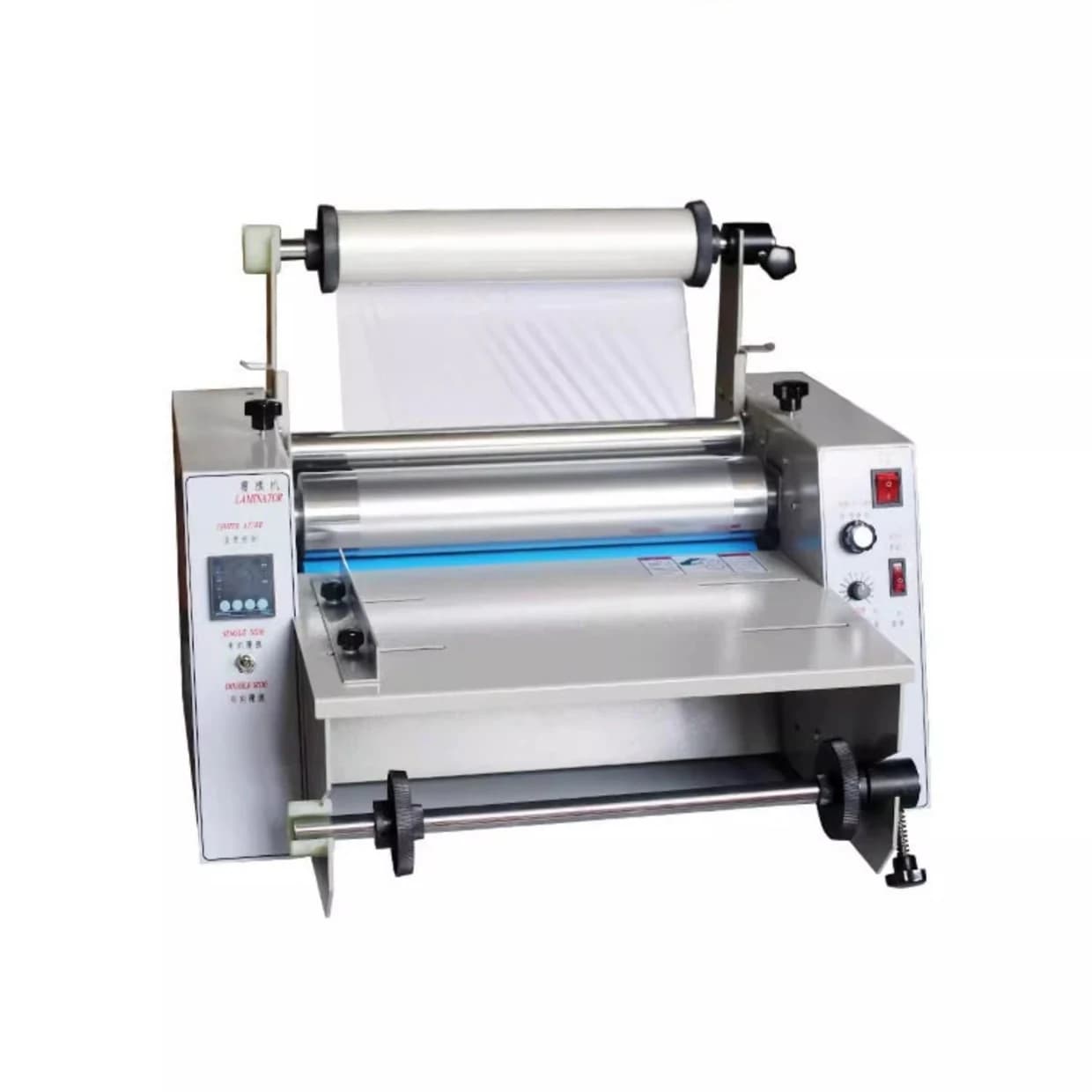 DC-380 Dual-Purpose (Single and Double-Sided) Cold & Hot Laminating Machine for A3/A4/A5/A6 Paper Sizes