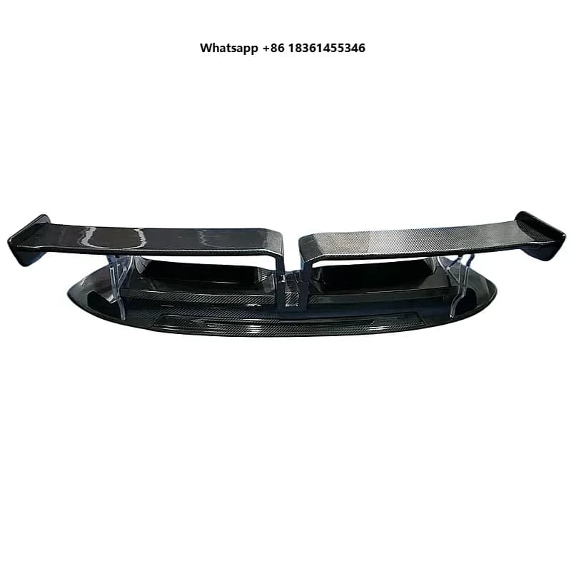 for   911 992 Techart Rear Fender air Knife  Carbon Rear Spoiler