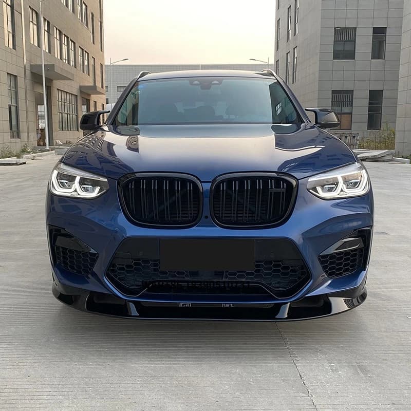Front Lip Fit for X3M/X4M G01/G02 3D Style 2018 Year pp Material Front Bumper Lip Spoiler Automobile Cars Anterior Lip High Sell