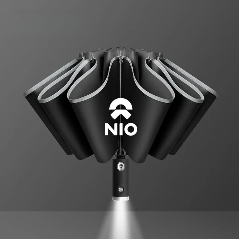 For NIO ET5 ET7 ET9 ES6 ES8 EC6 EC7 ES7 Car Automatic Folding Windproof Sunshade Umbrella Automatically folding car umbrella