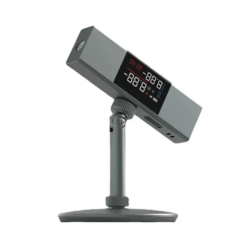 LI1 Laser Alignment Angle Meter Laser Protractor LED Digital Inclinometer Angle Measure 2 in 1 Laser Level Ruler Type-C Charging