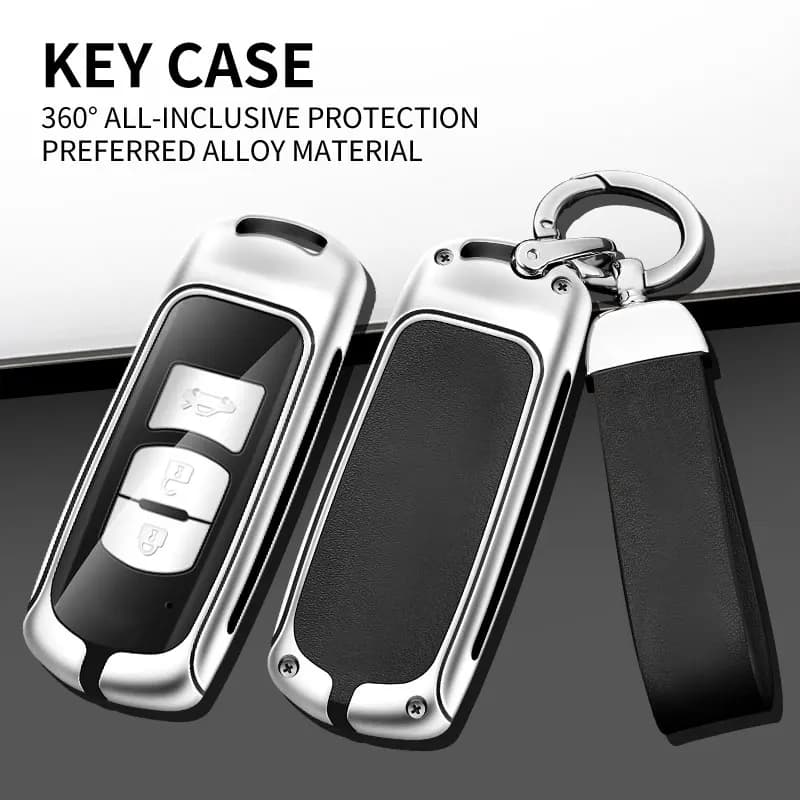 Leather Car Key Protective Cover For Mazda 2 3 6 Atenza Axela Demio CX-5