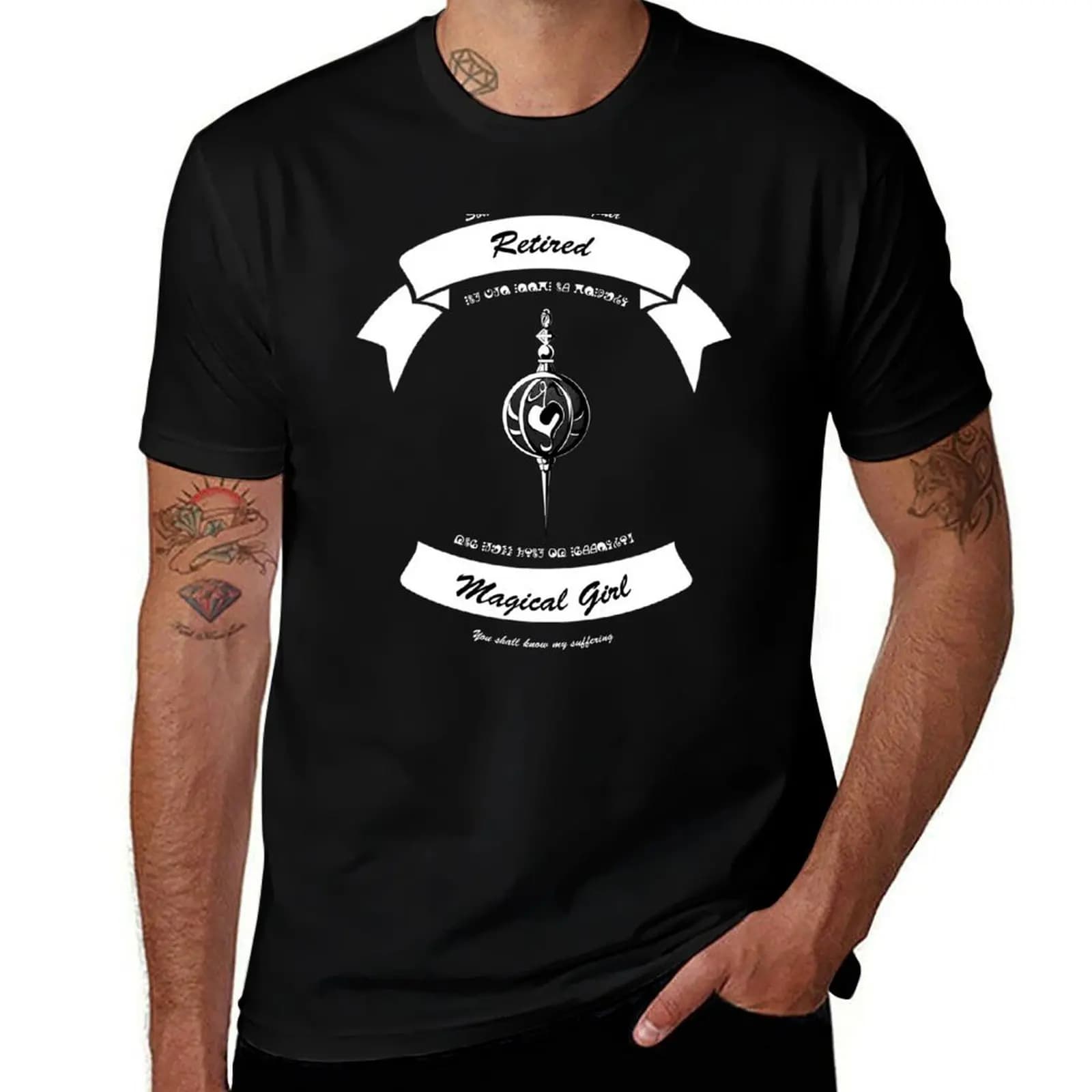 Madoka Magica Retired Magical Girl tee T-Shirt t shirts for man pack white t shirt man designer T-Shirt