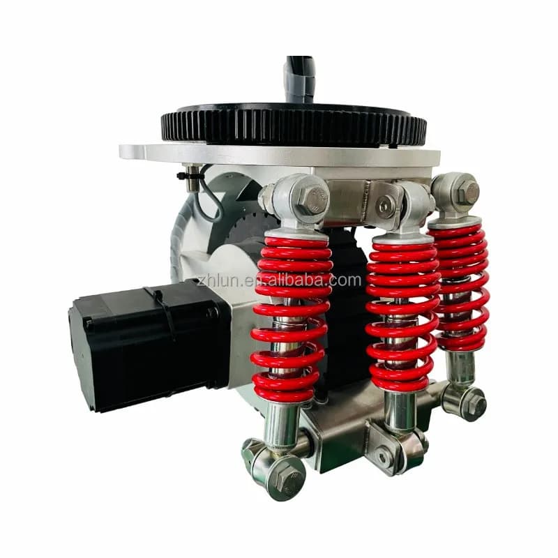 Heavy Load Steering Caster Wheel with Double Ball Bearings 360 Degree Swivel Shock Absorbing for Material Handling Equipment