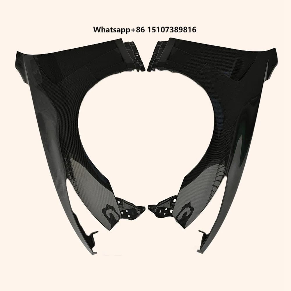 For G37  2008-2013 2 Door Vented Front Fender Carbon (no Light Hole)