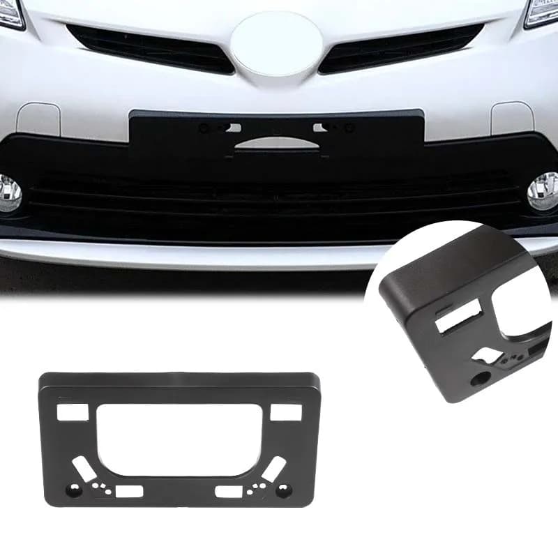 For Toyota Prius 2012-2015 ABS Black Car Front License Plate Bracket Car Accessories OE: TO1068120 / 52114-47130 5211447130