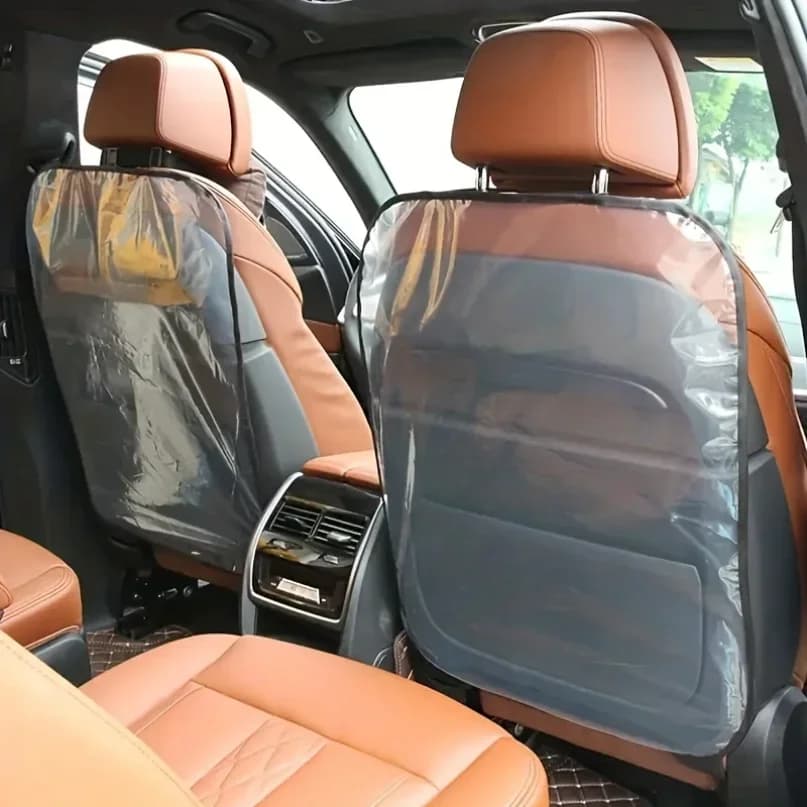 Fundas impermeables antipatadas para respaldo de asiento, alfombrilla protectora resistente a las manchas de la suciedad