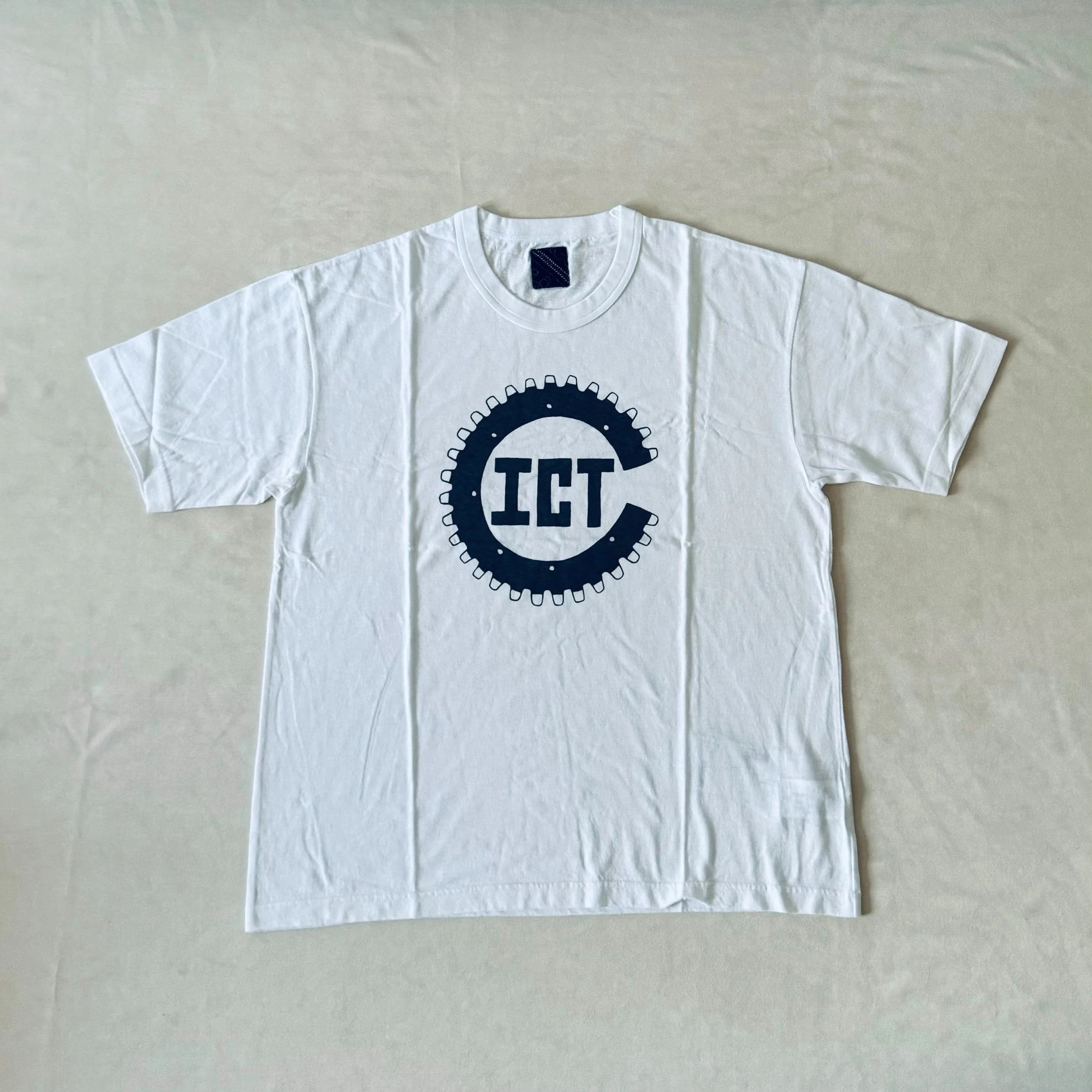 Japanese Vintage 26SS ICT Tee Nakamura Style Printed Round Neck Short Sleeved T-shirt for Men