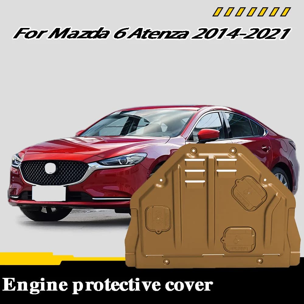 Under Engine Guard Plate For Mazda 6 Atenza 2014-2021 2.0L 2.5L Mud Fender Cover mudguard protector Front Underbody Shield