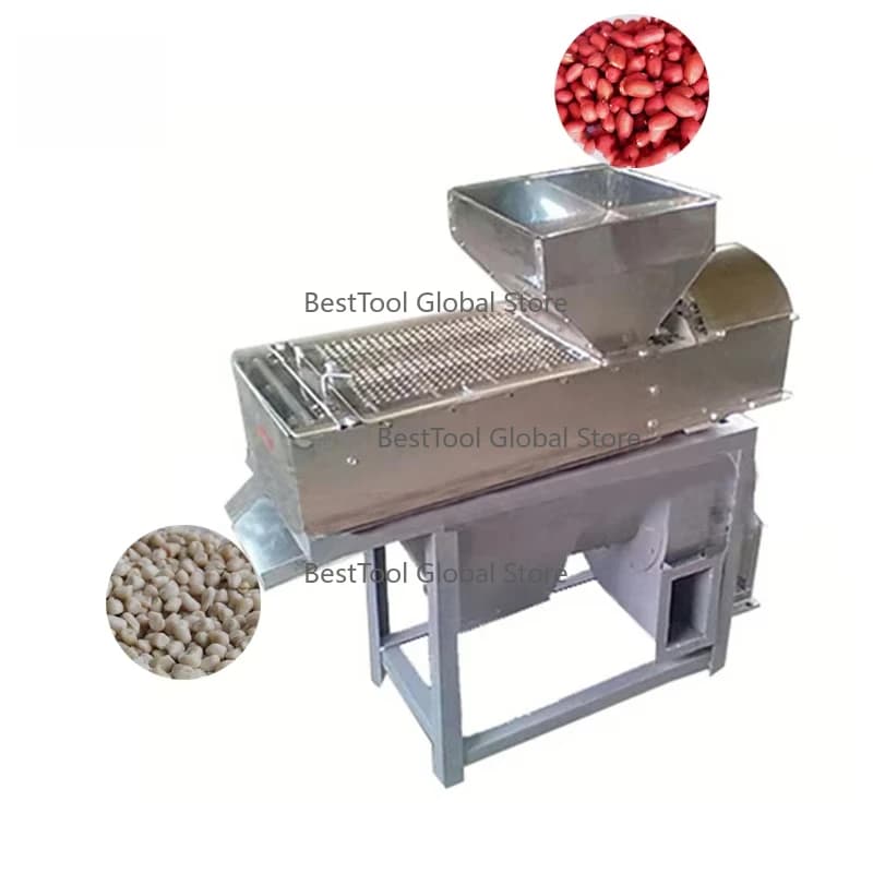 Small Electric Peanut Peeling Roasting Machine Red Coat Peanut Sk-in Peel Removing Machine For Sale