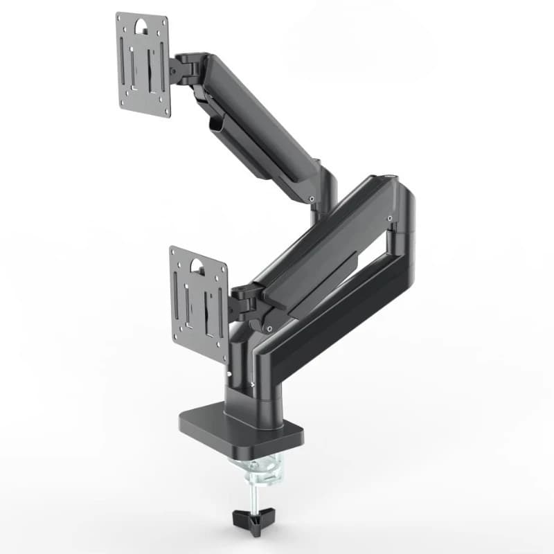 Dual monitor arm mounting computer monitor bracket desktop bracket